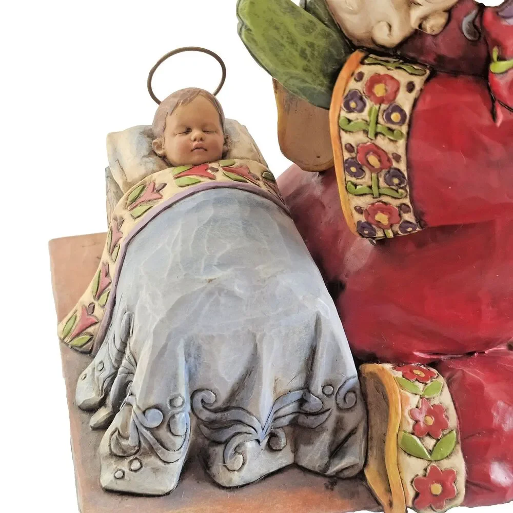 Jim Shore Real Meaning Of Christmas #4010488 Hand Painted Resin '08 Retired 2013